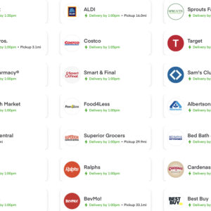 Tired? Get your groceries delivered!