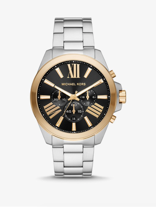 MICHAEL KORS Oversized Wren Two-Tone Watch 