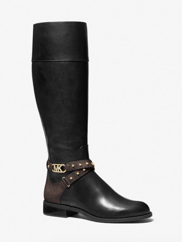 MICHAEL MICHAEL KORS Kincaid Leather Riding Boot  Style# 49F1KIFB7L